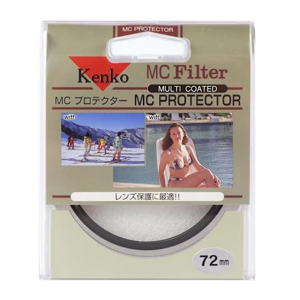 lenTélée filtre Kenko beskyttelse MC objektivbeskytter på 72mm for 172216-5210
