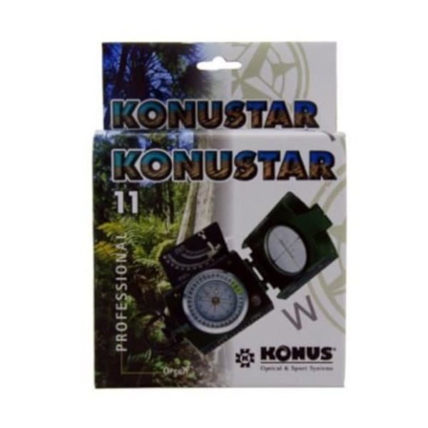 Boussole - Konus - Konustar-11 - Stål - Grøn - 95 x 65 x 31 mm