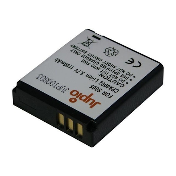 Batteri JUPIO - CPA0002 - Kompatibel med Panasonic CGA-S006E/DMW-BMA7 - Sort