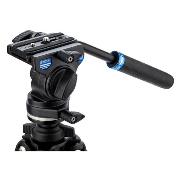 Benro kit stativ slim video + huvud s2c - tsl08as2csh