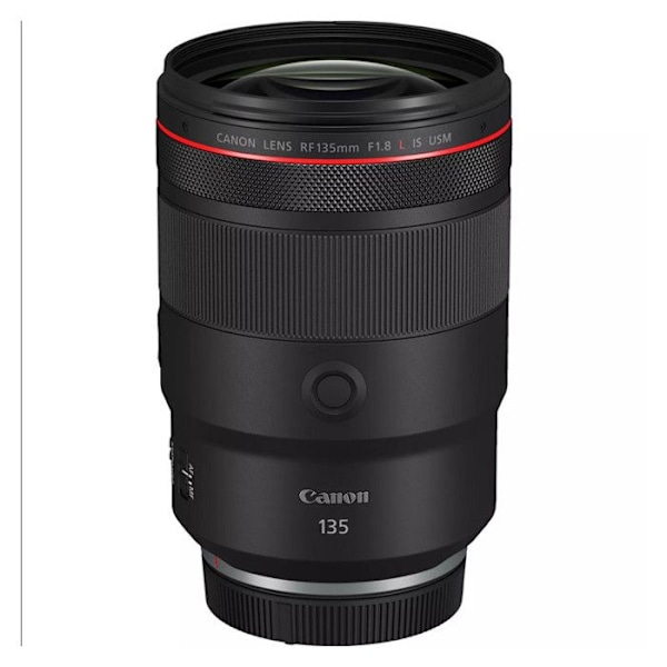 Objekti RF 135mm F1.8 L - Canon - Stabilisaattori 5,5 nopeutta - Aukko F1.8 - Väri Valkoinen musta