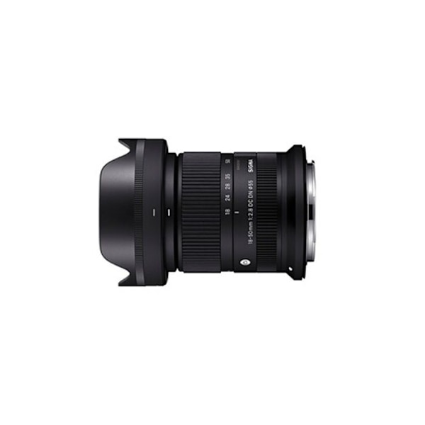 Sigma 18 50 mm F2.8 DC DN C RF Musta objektiivi Canon RF -kiinnitykselle