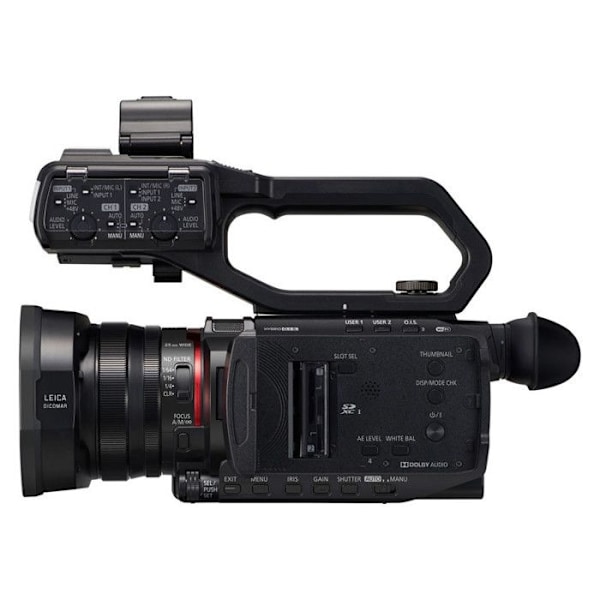 Videokamera - Panasonic - HC-X2000 - 4K UHD - 24x optisk zoom - 25 mm vidvinkel