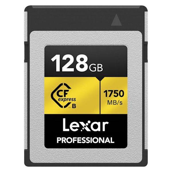 Lexar CF Express kort 128GB Type B Guld R1750/W1500