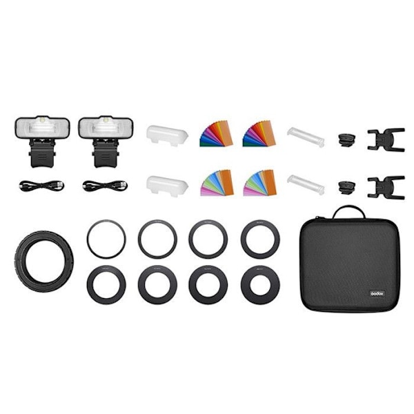 Godox ringblixt makrokit mf12-k2