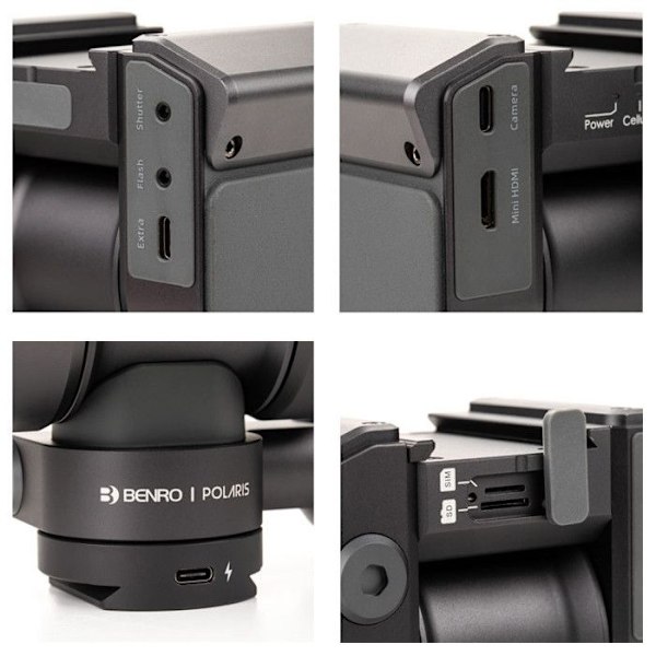 BENRO Polaris Astro 3-AXLIG Huvud - BR209