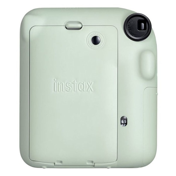 Kohdennustukamera - Fujifilm - Instax Mini 12 - Minttuvihreä - Sisäänrakennettu salama - Selfiepeili GRÖN