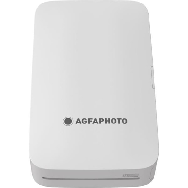 AGFA AMP23WH Mini -valokuvatulostin - 2 * 3 '- Valkoinen