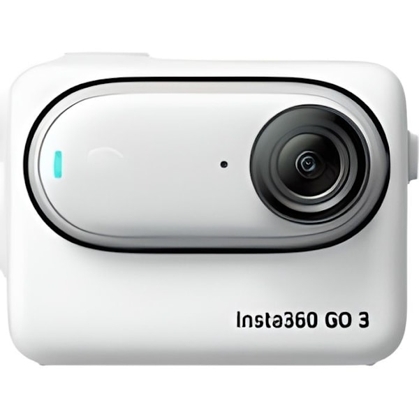 Urheilukamera - Insta360 - Go 3 - QHD - Kestävä vedenpitävä IPX4 - Stabilointi FlowState Valkoinen