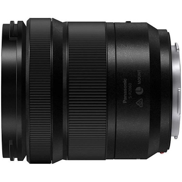 Zoomobjektiv vidvinkel - Panasonic - S-R2060E - 20-60mm - F3.5-5.6 - Tropiskiseret Sort