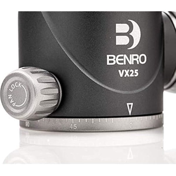Platta för stativhuvud - BENRO - VX30 PU50X - Max belastning 30 kg - Aluminium - Dubbel panoramakulled
