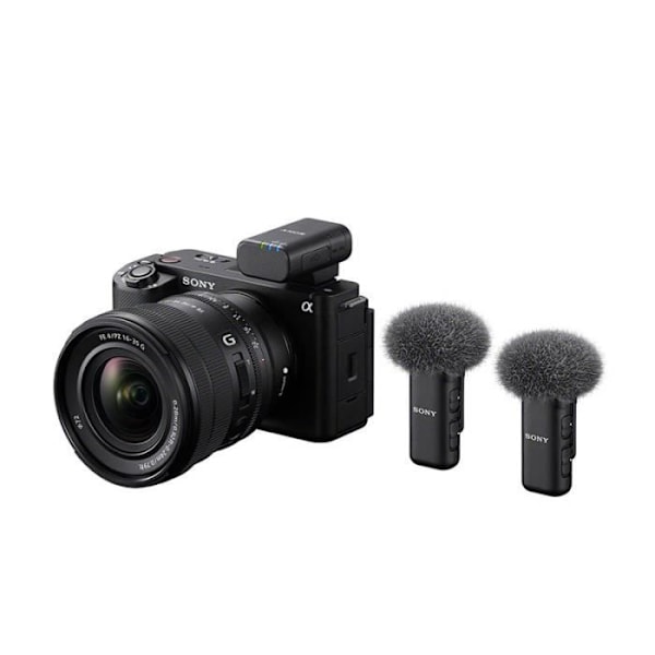 Microfon trådløs - Sony - ECM-W3 - Digital - Hvid - Rækkevidde 150m Vit