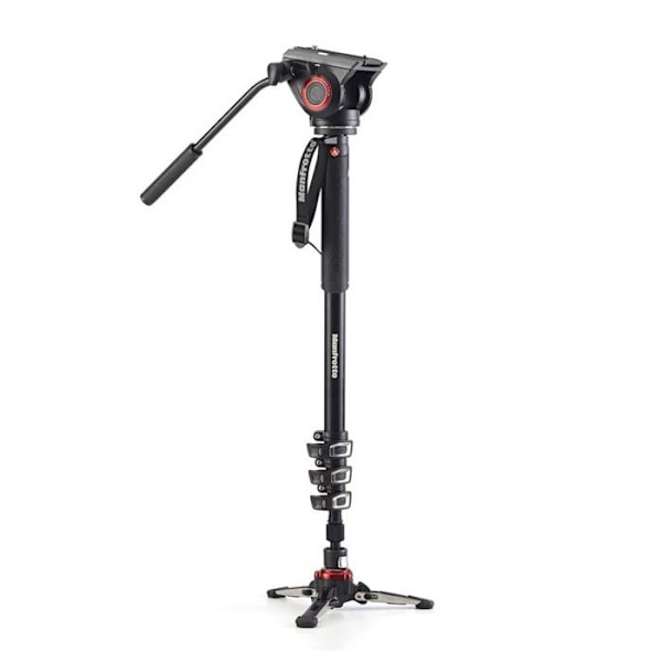 Monopod Video MANFROTTO MVMXPRO500 med videohoved MVH500AH - Sort