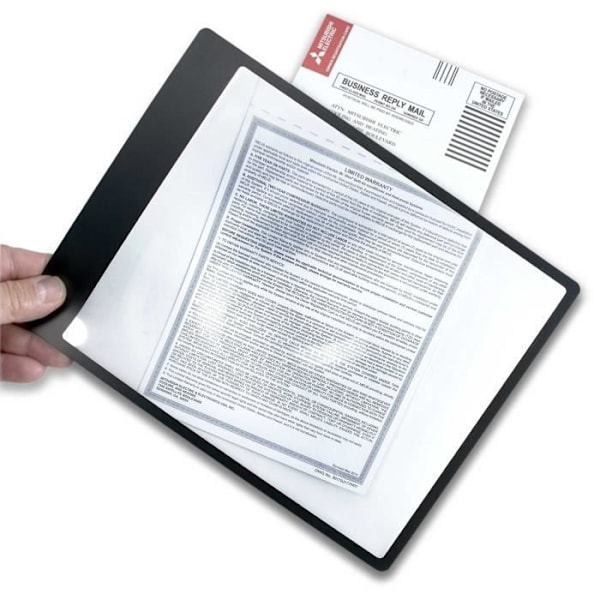 CARSON MAGNISHEET, REKTANGULÆR LOUPA, FLEXIBLE FRESNEL LINS, GRO