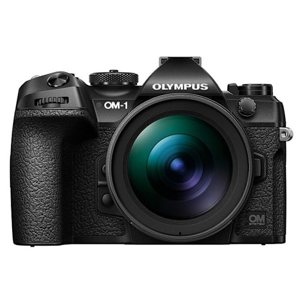 OM-SYSTEM Om-1 Utrustad med Micro Four Thirds-system, M.Zuiko Digital Ed 12-40mm f2.8 Pro II-objektiv, BSI-staplad sensor Svart
