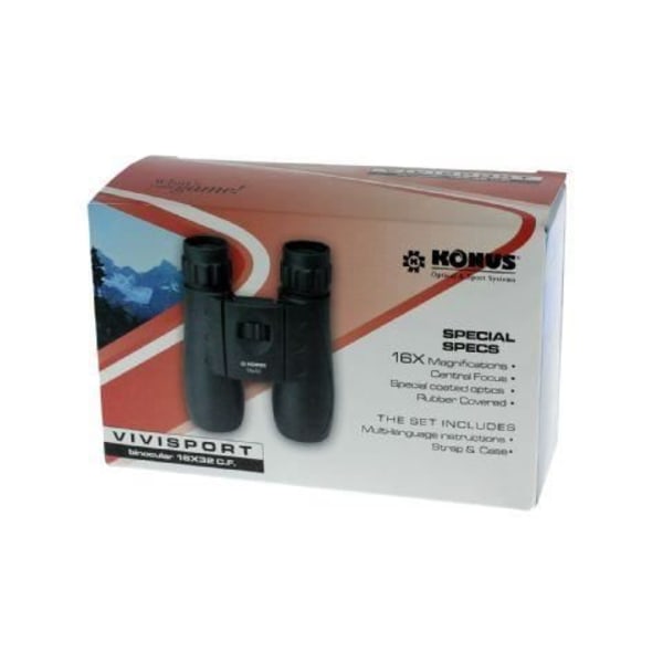 Kiikarit - Konus - Vivisport 16x32 - Suurennos 16x - Halkaisija 32 mm - Kompaktit ja vankat