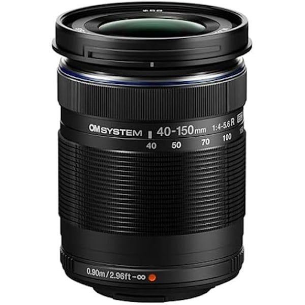 OM SYSTEM M.Zuiko Digitaalinen Objektiivi 40-150mm F4-5.6, Telezoom, Yhteensopiva Kaikkien Micro 4/3 -laitteiden kanssa (mallit Olympus Om-D &