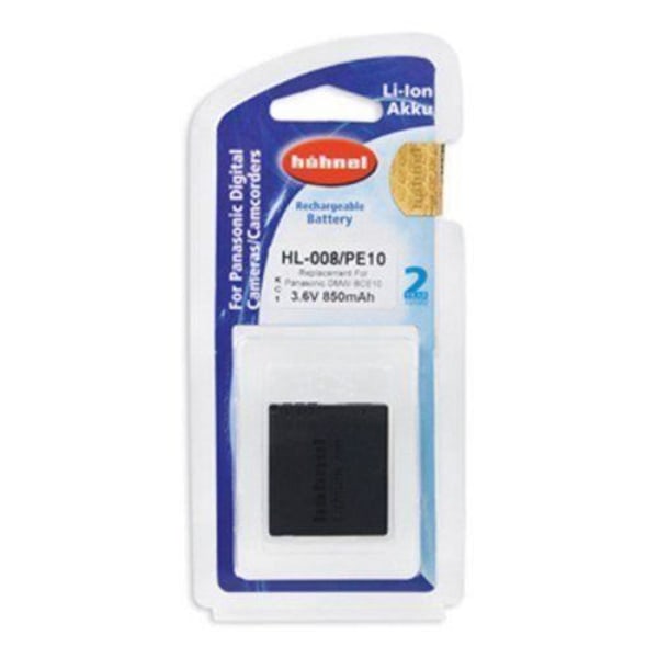 Hahnel Panasonic tyyppi HL-E10 - AKUT/LOSET - Li-Ion akku vastaava Panasonic DMW-BCE10 3,7 V 1050 mAh