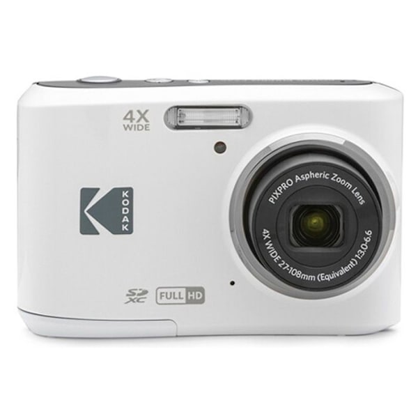Digitalkamera - Kodak - FZ45 - 16 millioner pixels - Optisk zoom 4x - Full HD Hvid