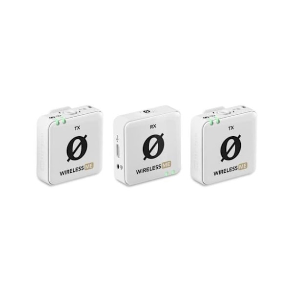 Rode Wireless ME Dual Trådløst Mikrofonsystem Kompakt Hvid