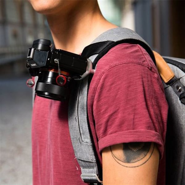 Fototilbehør - Peak Design - Capture clip V3 - Standard plade - Aluminium - Sort/Sølv