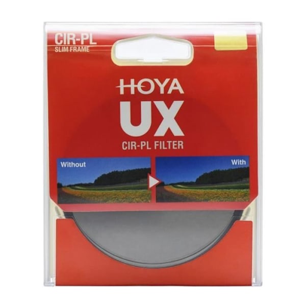 Polaroidfilter Cirkulær - HOYA - PLC UX - 37mm - Kontrol af reflekser - Øgning af mætning
