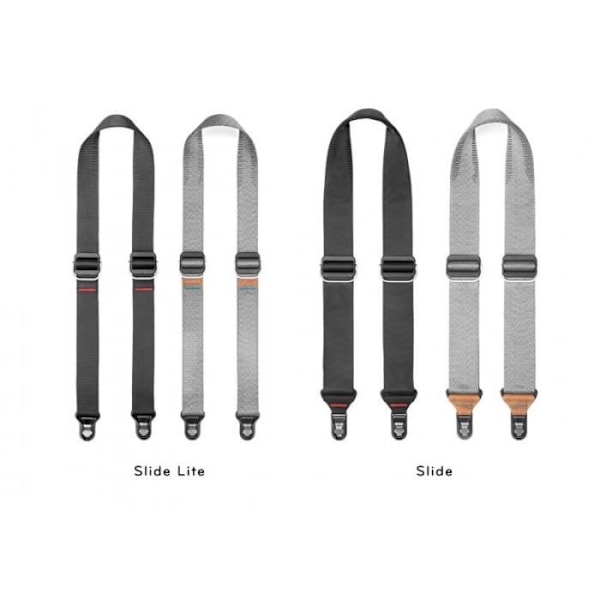 Peak design remskiva slide lite ash - sllas3