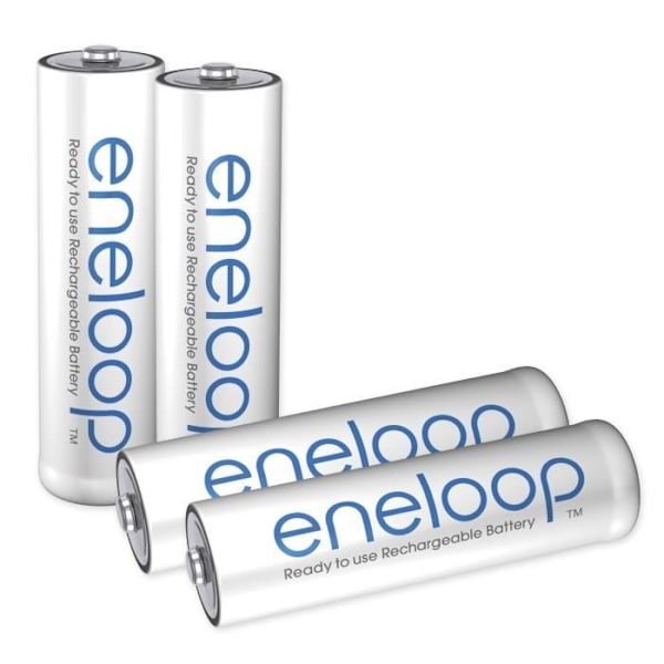 Pile NiMH Eneloop Micro (AAA) med 750mAh - 4 stykker