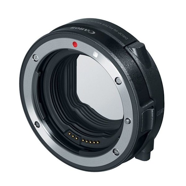 Canon til hybrid adapterring ef til eos r kamera med indsætteligt cirkulært polariseringsfilter