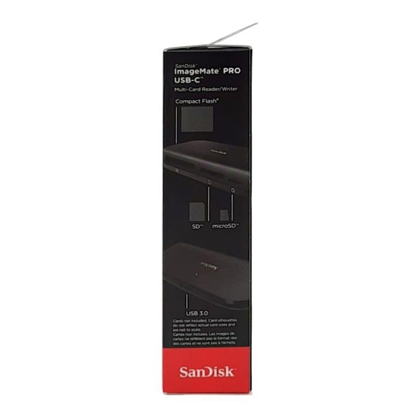 Monikorttien lukija/kirjoittaja - SanDisk - ImageMate PRO - USB-C - 312 Mo/s - Yhteensopiva Windows/Mac