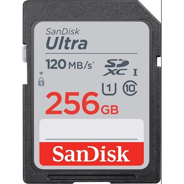 Flash-muistikortti - SANDISK - - 256GB - - (SDSDUN4-256G-GN6IN)