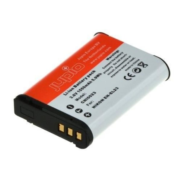 Akku - JUPIO - EN-EL23 - 1550 mAh - Litium-Ioni - Yhteensopiva Coolpix P600/P610/P900