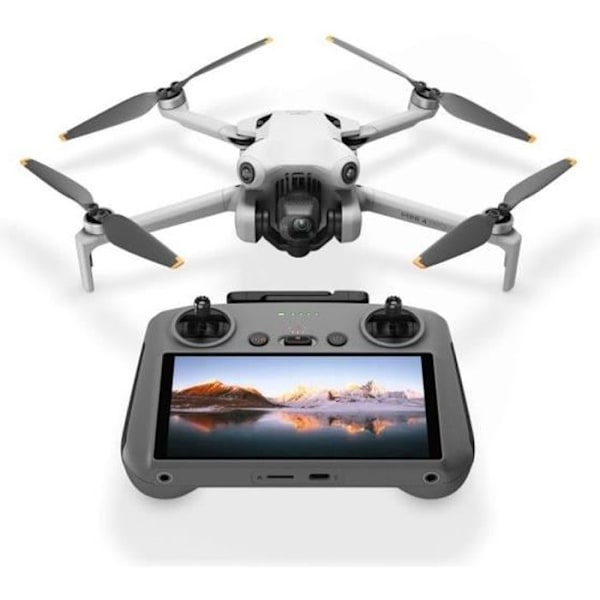 Drönare - DJI - Mini 4 Pro Fly More Combo - 4K HDR-kamera - Smartphonekontroll - Batteritid 34 min Svart, Vit