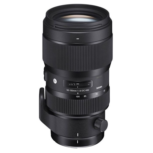 Sigma objektiv 50-100mm f/1.8 dc hsm art kompatibel med nikon Sort