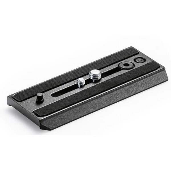 Manfrotto 500PLONG hurtigmonteringsplade i sort aluminium - 80g