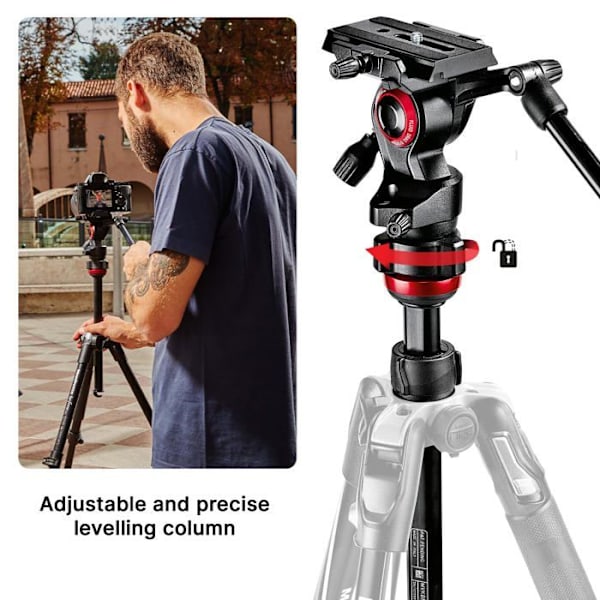 Manfrotto Befree Advanced MVKBFRL-LIVE Jalustat, jossa Manfrotto 494 Keskipallo pää