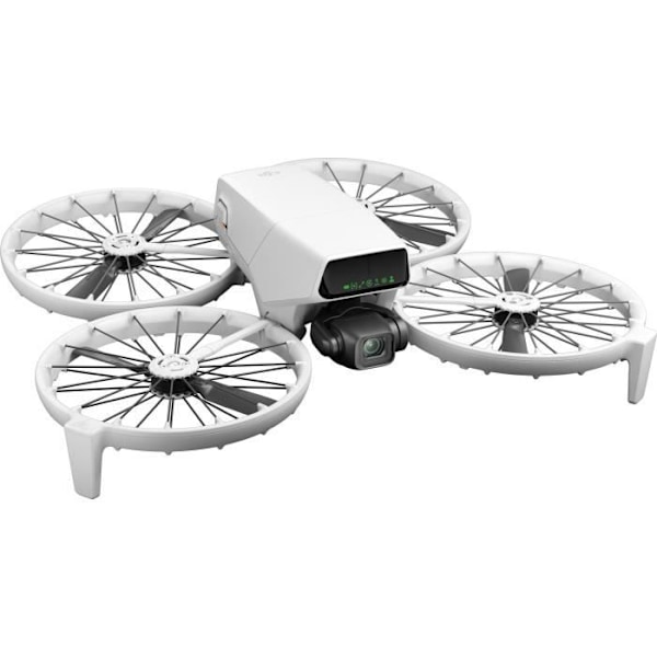Drone kamera - DJI - Flip (DJI RC 2) (GL) - Foldbar propellerbeskyttelse - AI-efterfølgning - CMOS 1/1,3" - 4K/60 fps HDR - 31 min flyvetid Grå