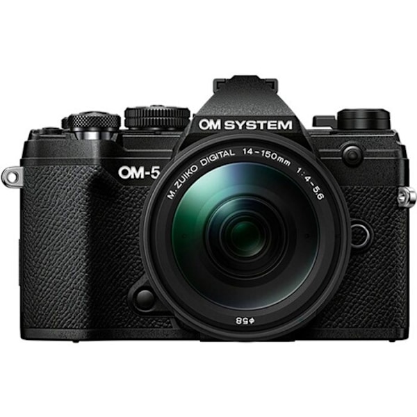 Hybrid kamera - OM System - OM-5 - Zoom 10,7x - 4K - Støvtæt Sort
