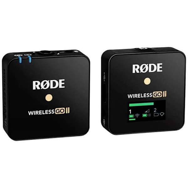 RODE Mikrofonit Wireless GO II SINGLE Käännemikrofoni Mikrofoni Lähetystyyppi (tiedot): langaton, USB pussilla, a