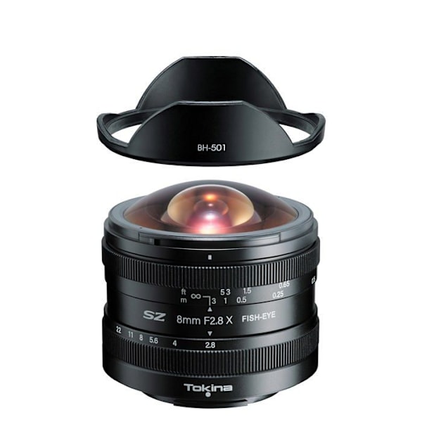 Tokina Objektiivi - TO1-SZX008F - SZ 8mm F2.8 Fisheye MF - Fujifilm X, Musta