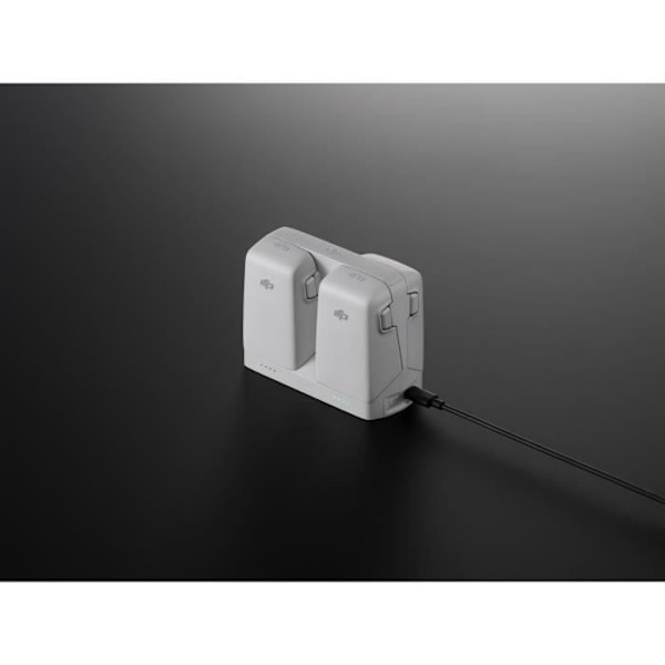Parallelopladestation - DJI - Flip - Oplad 2 batterier på 70 min Grå