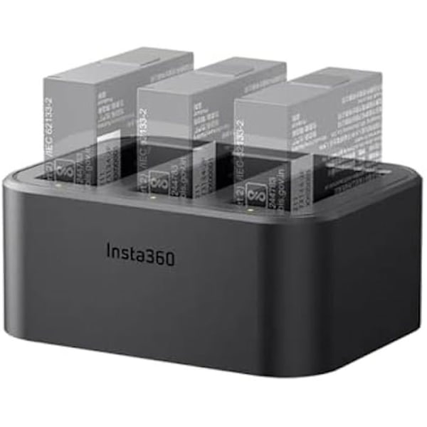 Hurtigoplader til Insta360 Ace/Ace Pro batteri - INSTA360 - Sort - Effektiv ladestation