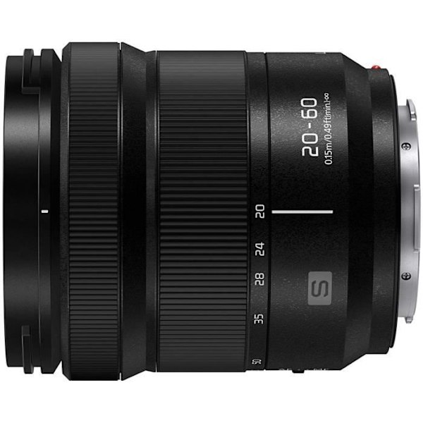 Zoomobjektiv vidvinkel - Panasonic - S-R2060E - 20-60mm - F3.5-5.6 - Tropiskiseret Sort
