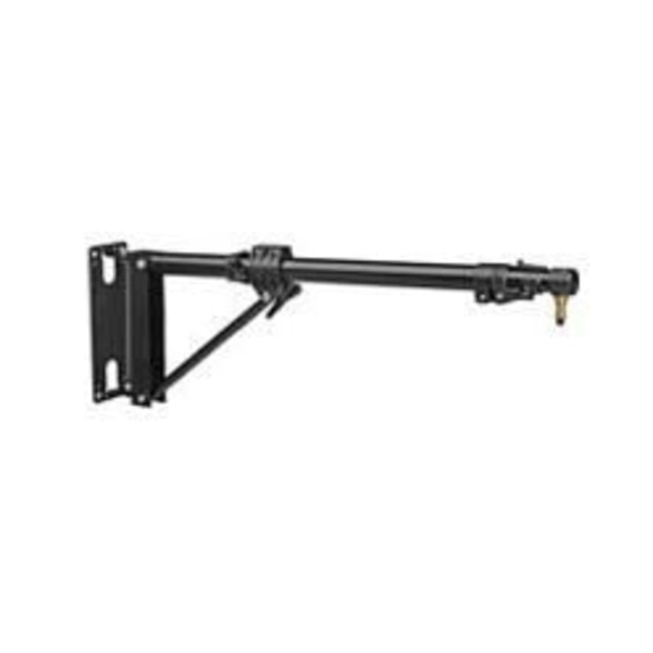 Kort vægarm sort Manfrotto 098SHB i aluminium til 5 kg belastning