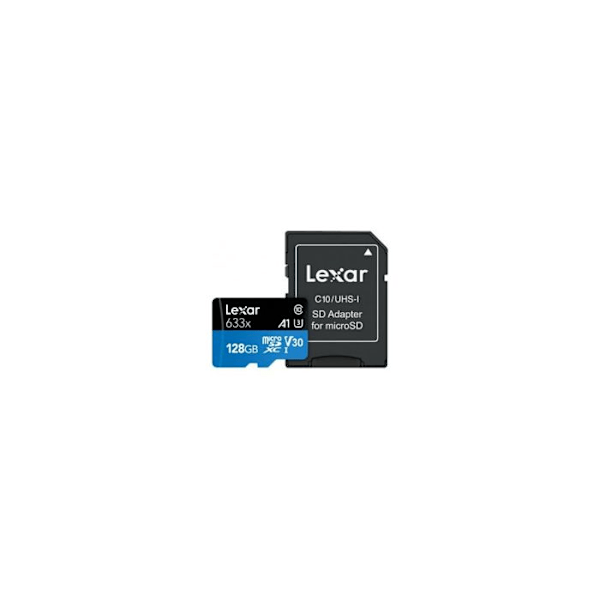 Muistikortti - Lexar - MicroSDXC 64 Gt - Luokka 10 - UHS-I 45/95 Mt/s - Korkeat suorituskykyt