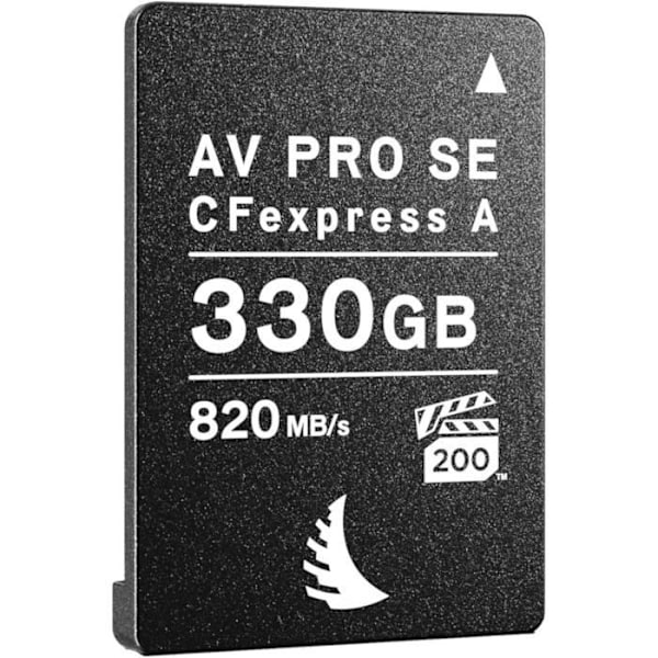 CFexpress flash hukommelseskort - Angelbird - AV PRO A SE - 330 GB - Læsehastighed 820 MB/s - Sort/Sølv