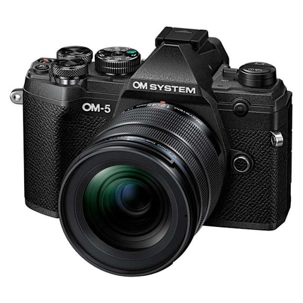 Hybrid kamera - OM System - OM-5 - Sort - ED 12-45mm f/4 PRO - 4545350053987 Sort