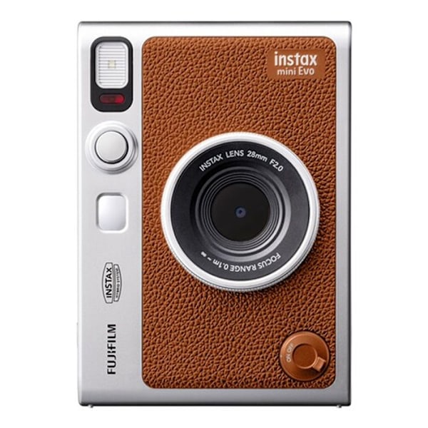 Instantkamera - Fujifilm - Instax Mini Evo - Värvi ruskea - Bluetooth - Sisäänrakennettu salama kastanj