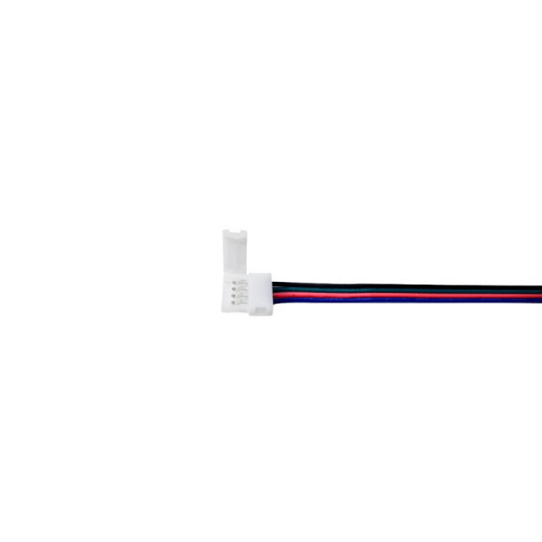 1st LED-skarv-anslutning för 4-polig LED-slinga 10mm RGB