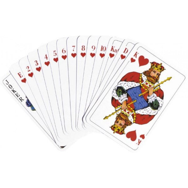 1 st Öbergs Riktiga Spelkort Kortlek Poker Patiens Spel Blå